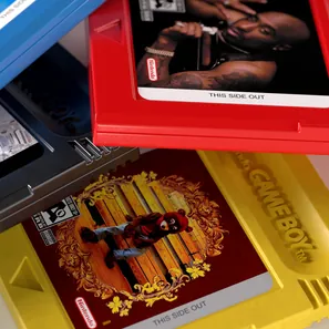 Game Boy cartridges – 3D render close-up