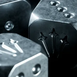 Nocta dice – 3D render close-up