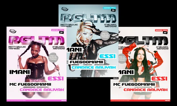Pretty Girls Like Trap Music event posters