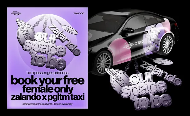 Zalando × PGLTM taxi campaign – “our space to be”