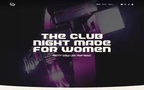 Pretty Girls Like Trap Music website – hero
